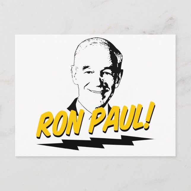 Cartão Postal Ron Paul! (Frente)