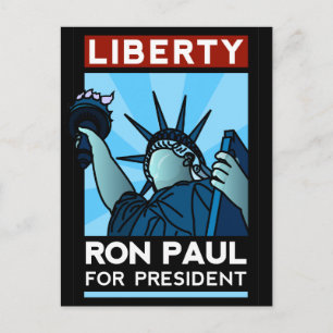 Cartão Postal Ron Paul Liberty