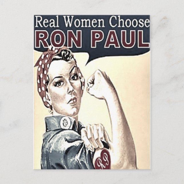 Cartão Postal Ron Paul Postcard (Frente)