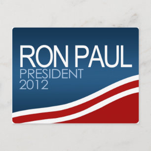 Cartão Postal Ron Paul Presidente 2012