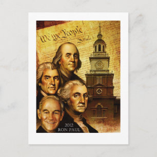 Cartão Postal Ron Paul "We The Pessoas"