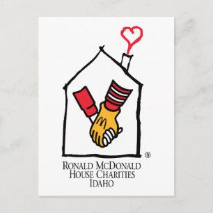 Cartão Postal Ronald McDonald Hands