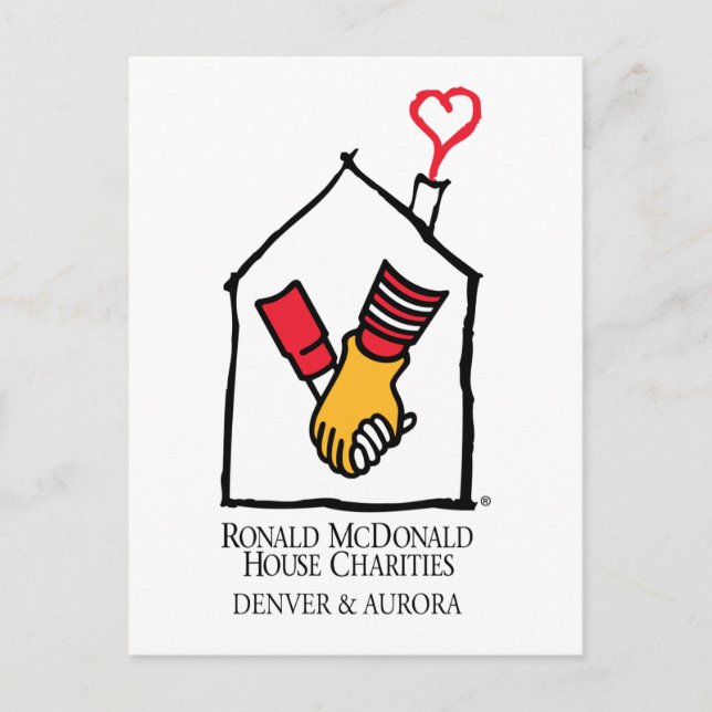 Cartão Postal Ronald McDonald Hands (Frente)