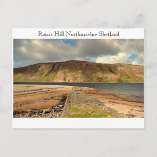 Cartão Postal RonasHill, Ronas Hill Northmavine Shetland