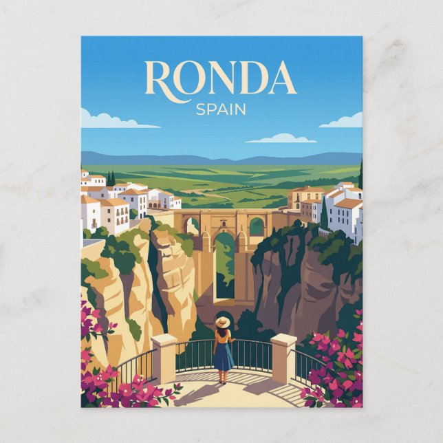 CARTÃO POSTAL RONDA ESPANHA (Frente)