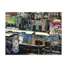 Rooftop Grafitti em Nova Iorque