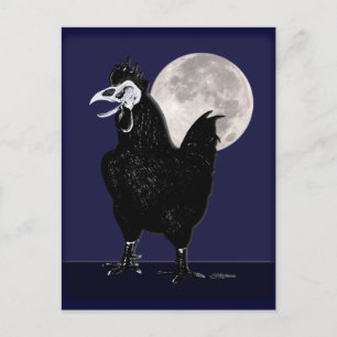 Cartão Postal Rooster Ghost