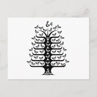 Cartão Postal Rooster governa o Roost