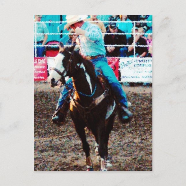 Cartão Postal Roper em um Pinto (Frente)