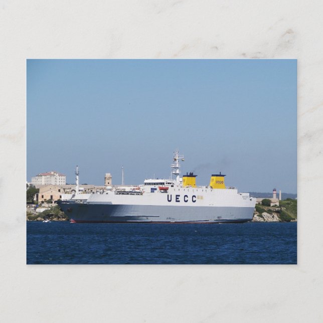 Cartão Postal RoRo Vehicle Transporter Montlhery (Frente)