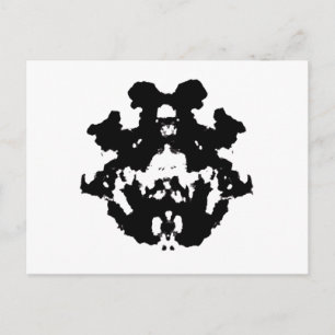 Cartão Postal Rorschach inkblot4