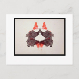 Cartão Postal Rorschach Inkblot 2.0