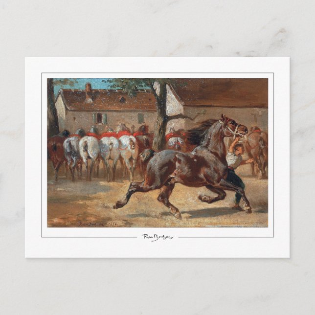 Cartão Postal Rosa Bonheur #20 - Belas Artes (Frente)