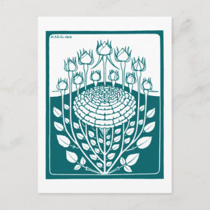 Cartão Postal Rosa Bush (1919) apresentada por Julie de Graag Vi