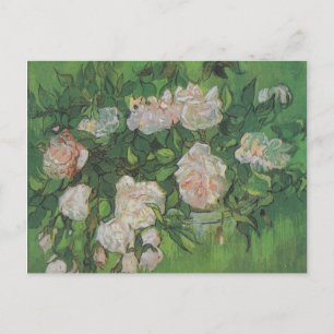 Cartão Postal Rosa Bush por Vincent Van Gogh