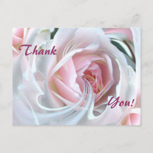 Cartão Postal Rosa delicioso com efeitos de mármore