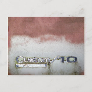 Cartão Postal rosa e branco deluxe personalizados