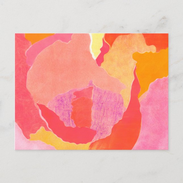 CARTÃO POSTAL ROSA IV (Frente)