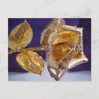 Cartão Postal rosa ouro - amor eterno