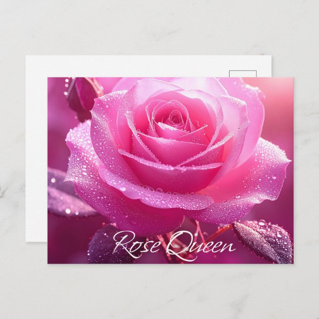 Cartão Postal Rosa Queen (edição rosa) (Frente/Verso)