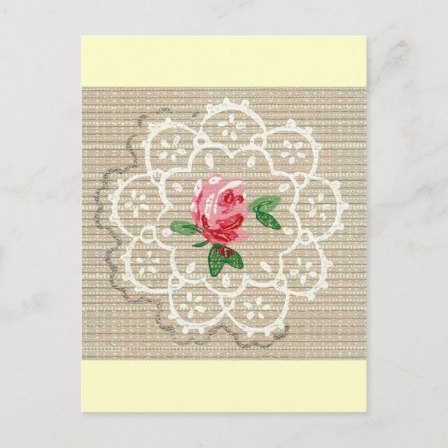 Cartão Postal Rosa Rosa Rosa (Frente)