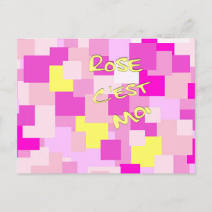 Cartão Postal Rosa sou eu
