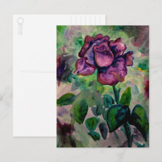 Cartão Postal Rosa Tigre Roxa