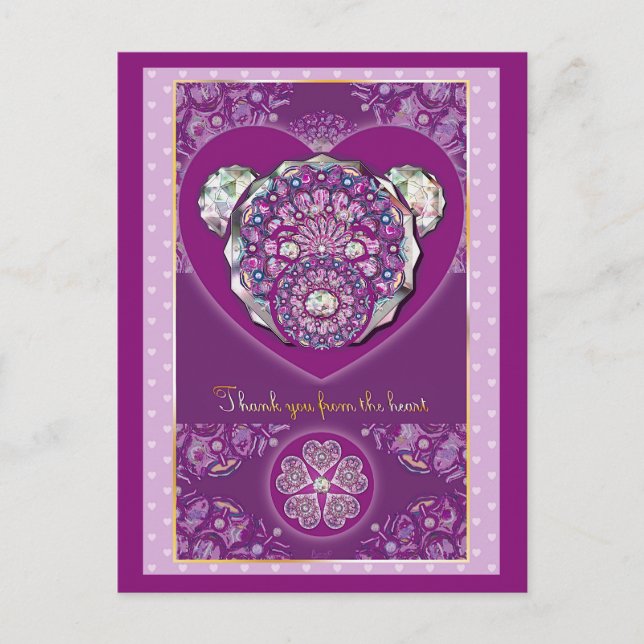 Cartão Postal Rosace azul ou vermelho para bebê&criança (Frente)