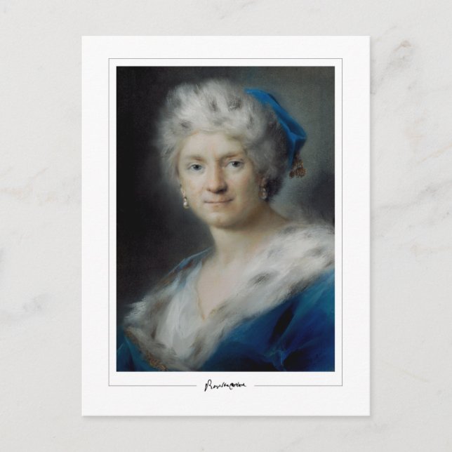 Cartão Postal Rosalba Carriera nº 8 - Cartão-postal de arte (Frente)