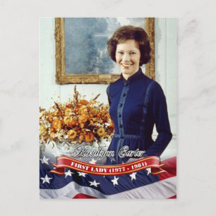 Cartão Postal Rosalynn Carter, Primeira Dama dos EUA