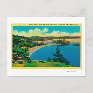 Cartão Postal Rosario Beach nas ilhas San Juan, Washington