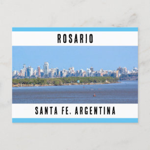 Cartão Postal Rosario, Papais noeis Fe, Argentina, Cidade