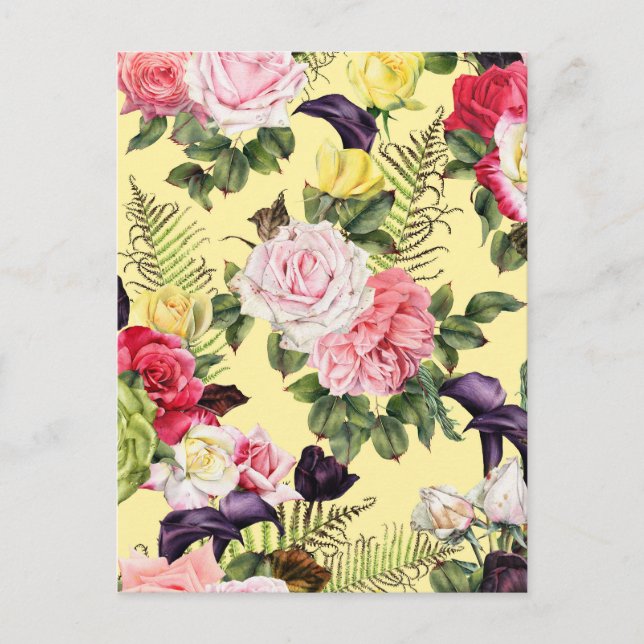 Cartão Postal Rosas (Frente)