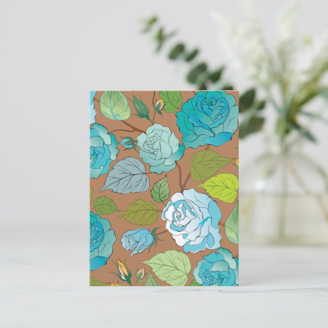Cartão Postal Rosas 25 (Em pé/Frente)