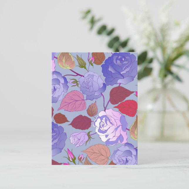 Cartão Postal Rosas 29 (Em pé/Frente)