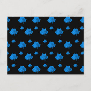 Cartão Postal Rosas azuis