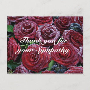 Cartão Postal Rosas congelados