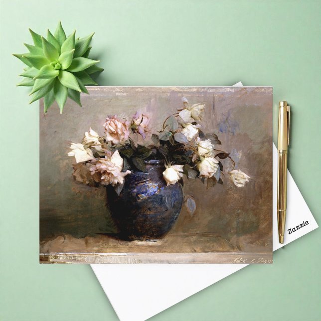 Cartão Postal Rosas de Abbott Handerson Thayer (Criador carregado)