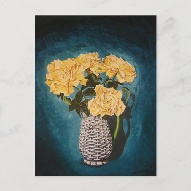 Cartão Postal Rosas de circo (Frente)