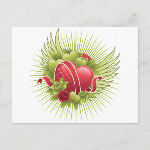 Cartão Postal Rosas e Asas