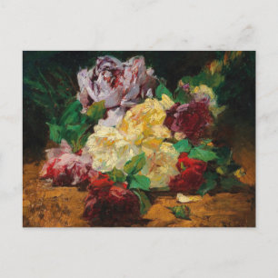 Cartão Postal Rosas III por Georges Jeannin