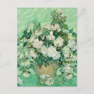Cartão Postal Rosas Vincent van Gogh Impressionista