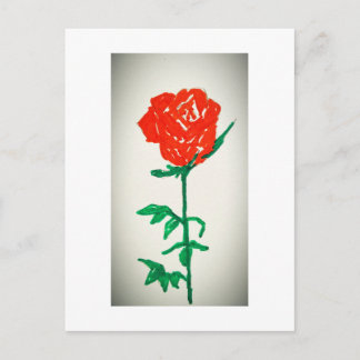 Cartão Postal Rose