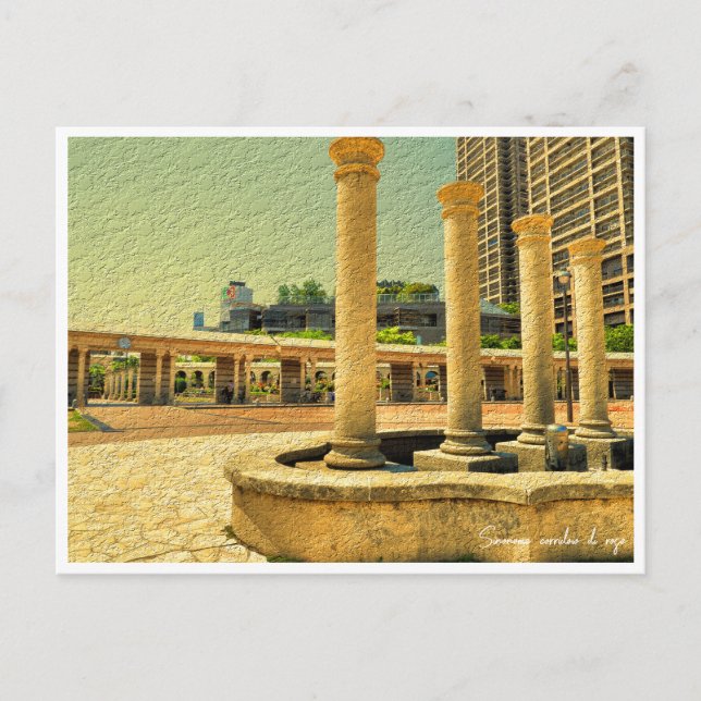 Cartão Postal Rose Garden (Frente)