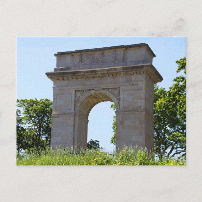 Cartão Postal Rosedale World War I Memorial Arch, Kansas City (Frente)