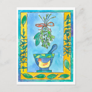Cartão Postal Rosemary Bay Laurel Cozinhar Herbs
