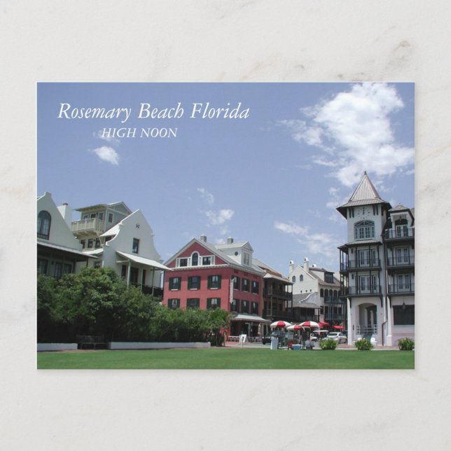 Cartão Postal Rosemary Beach High Noon (Frente)