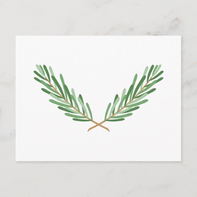Cartão Postal Rosemary cruzado (Frente)
