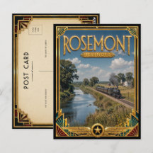 Rosemont Illinois Arte Antiga Deco Idade Dourada