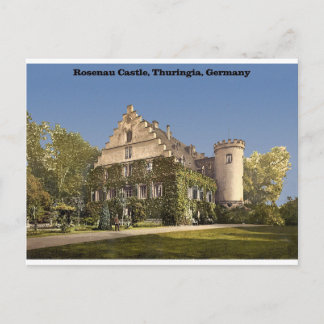 Cartão Postal Rosenau Castle, Thuringia, Germany
